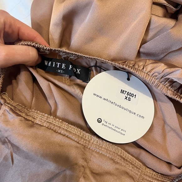 WHITE FOX BOUTIQUE Pink/Copper Akela Maxi Prom/ Wedding Guest Dress - Picture 7 of 10